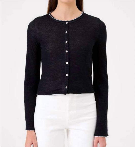 Chloe Double Layer Jersey Cardigan