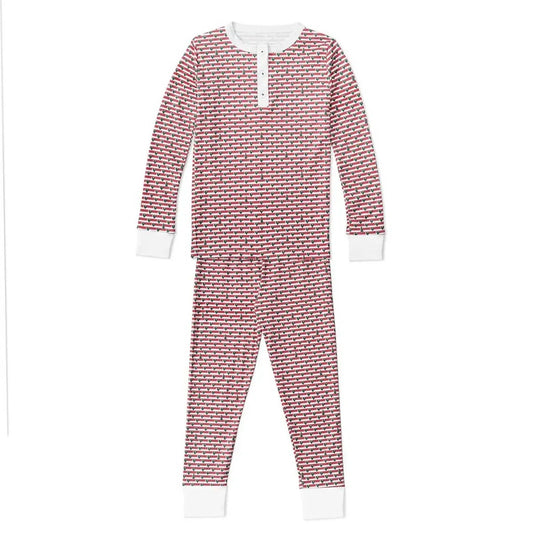 Boy's Christmas Tree Stripe
