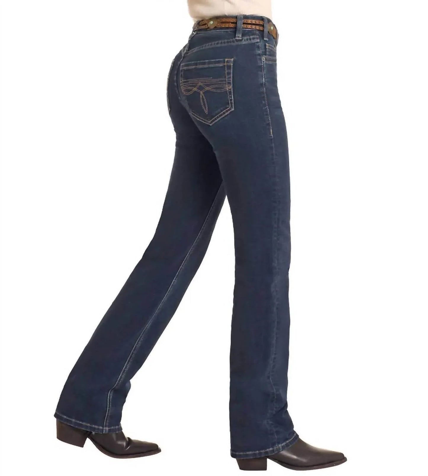 Boot Stitch High-Rise Jeans