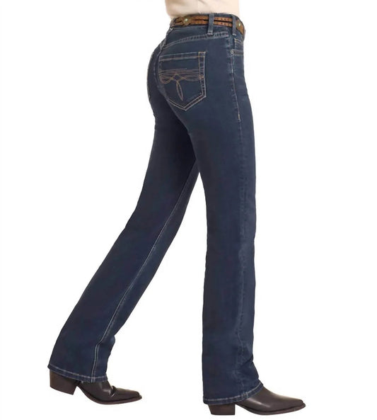 Boot Stitch High Rise Jean