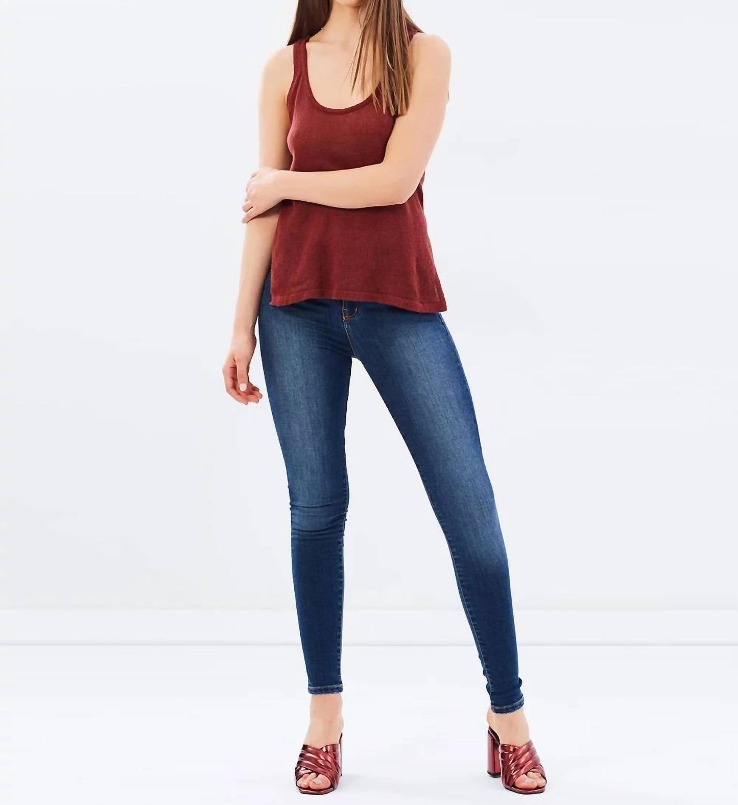 Isabel Mid-Rise Skinny Jeans