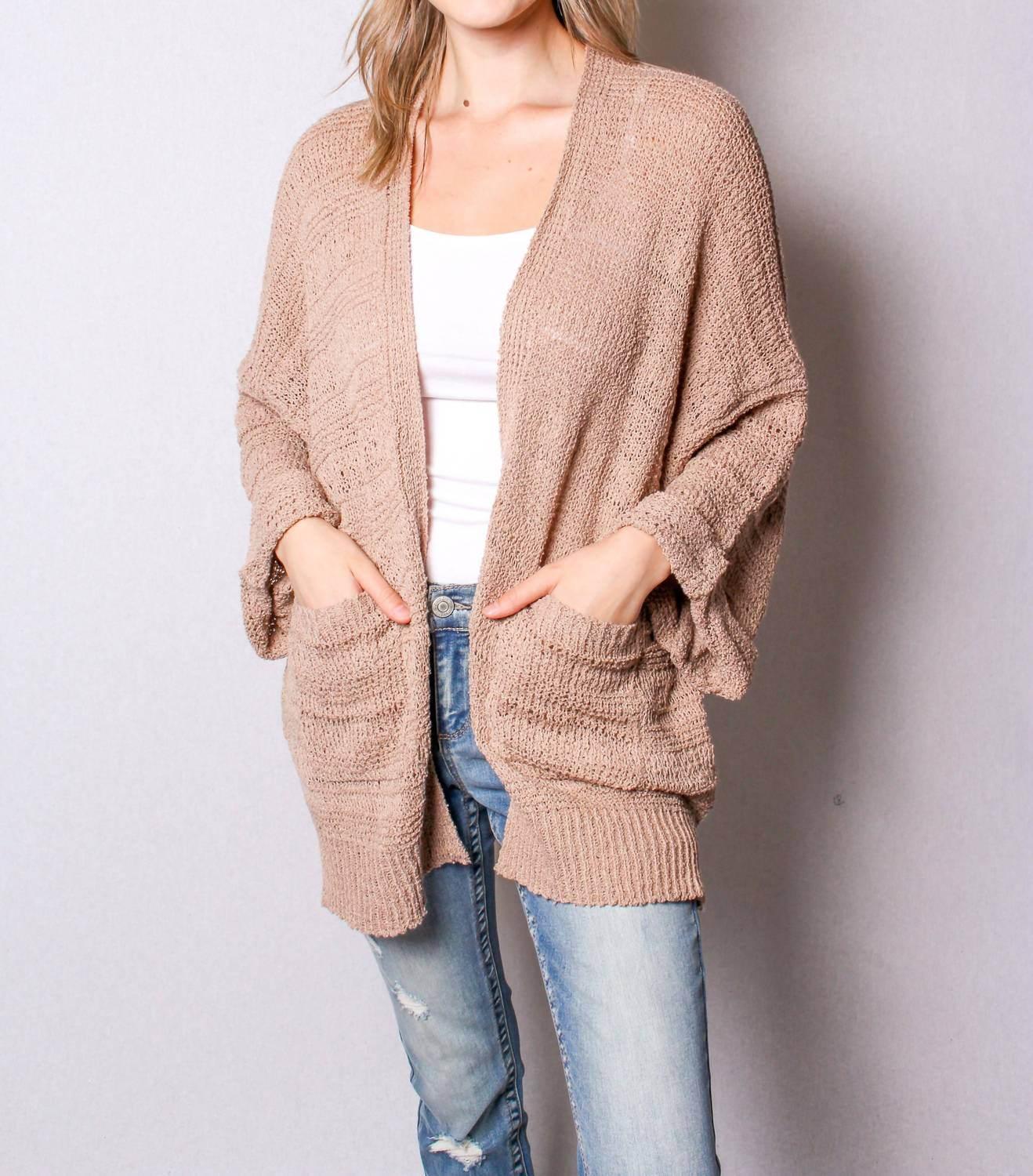 Offener Cardigan