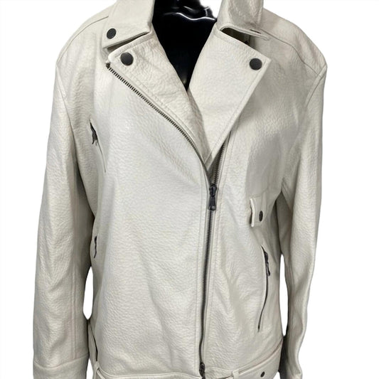 Women's Vegan Faux Leather Moto Jacket