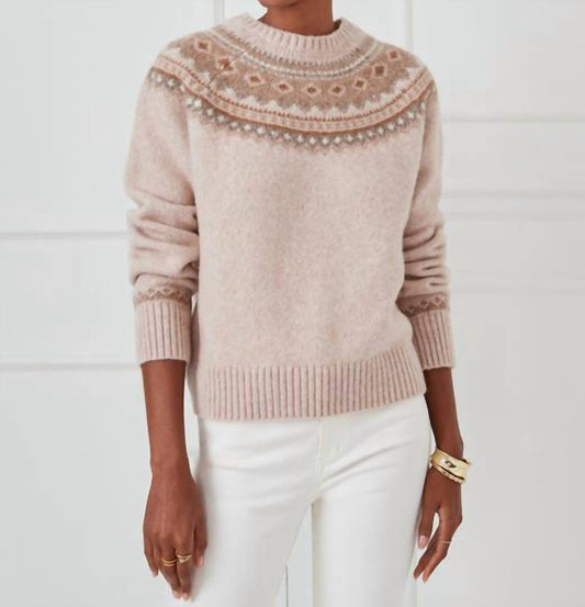 Women's Joey Fairisle Wool Blend Crewneck Sweater