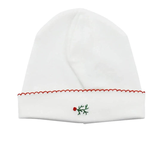 Weihnachts-Stechpalmenmütze