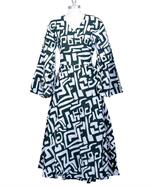 Ankara Wrap Dress