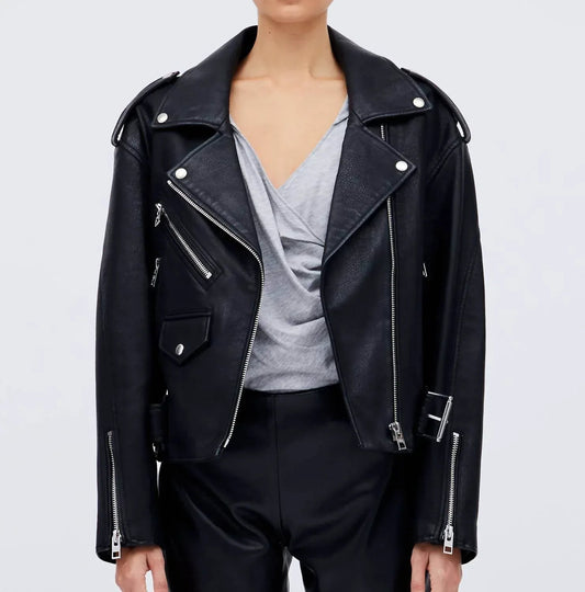 Billie Oversized Biker Jacket