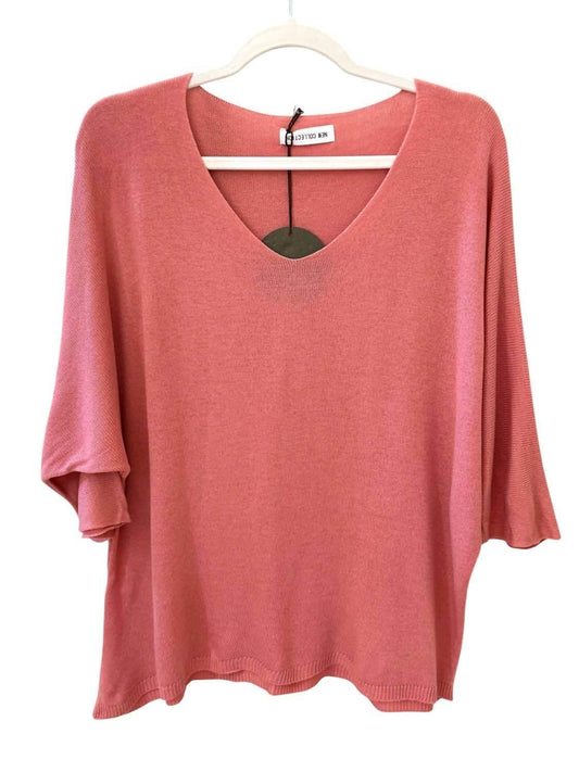 Women's Fine Knit Bat Sleeve Sweater