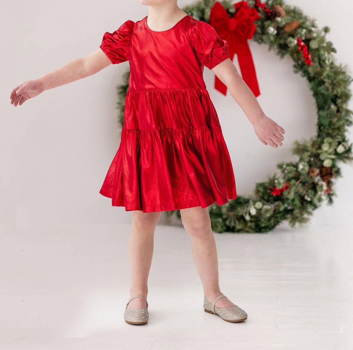 Kleid mit Puffärmeln