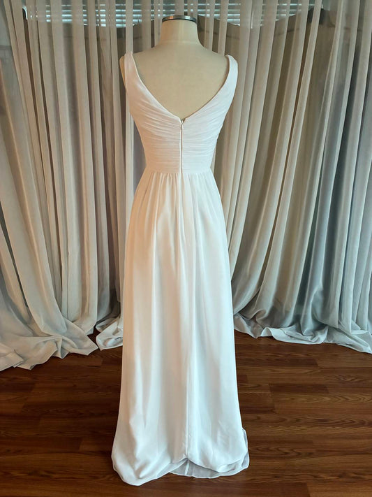 Women's V-Neck Chiffon A-Line Dress