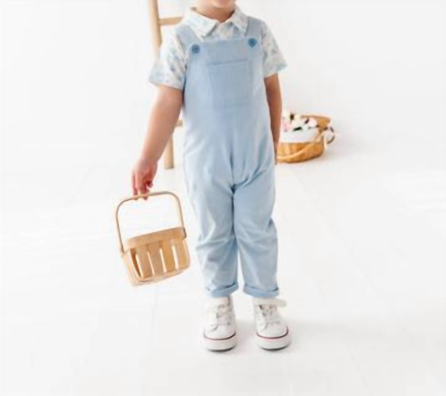 Hasen-Overall-Set für Jungen im Used-Look