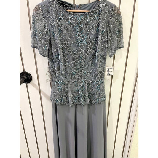 Maxikleid mit Perlen für Damen