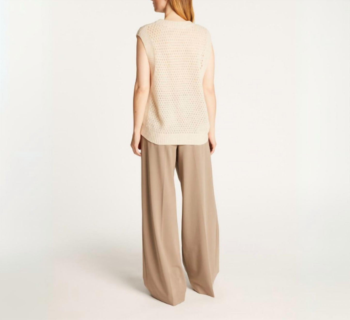 Raven Open Knit Sweater Vest