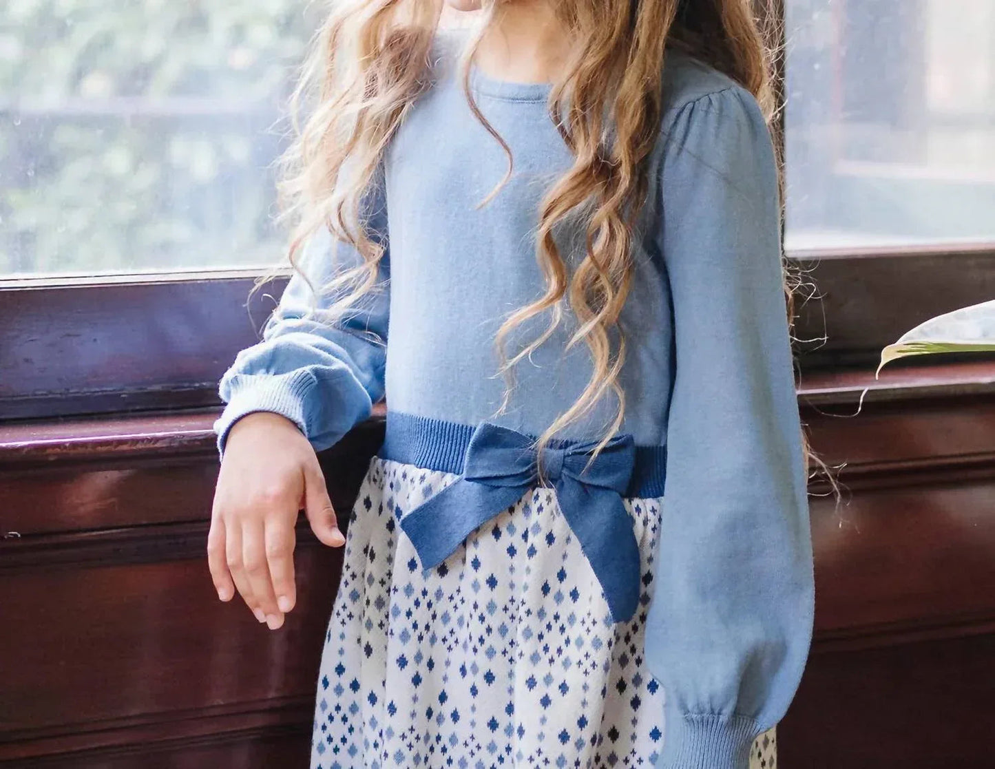 Bio-Skaterkleid mit Schleife für Mädchen