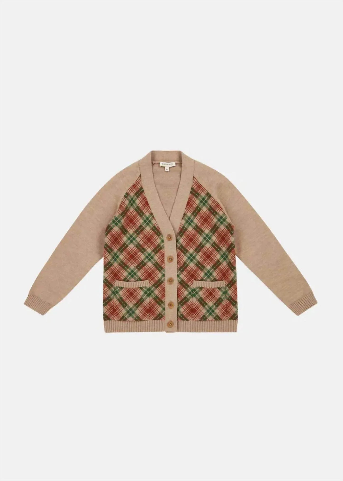 Bailey V-Ausschnitt-Strickjacke