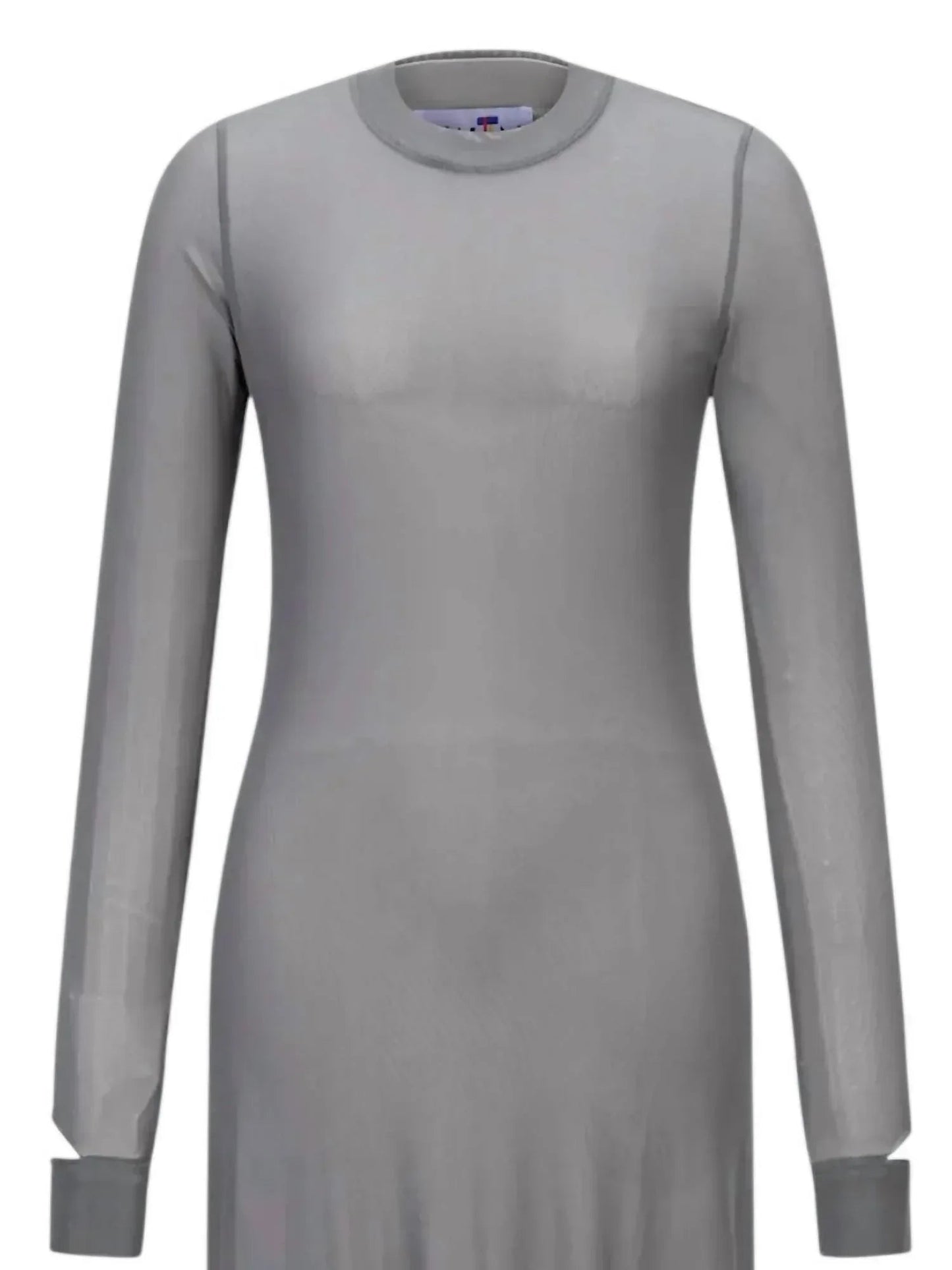 Damen Maxikleid aus geschichtetem Mesh