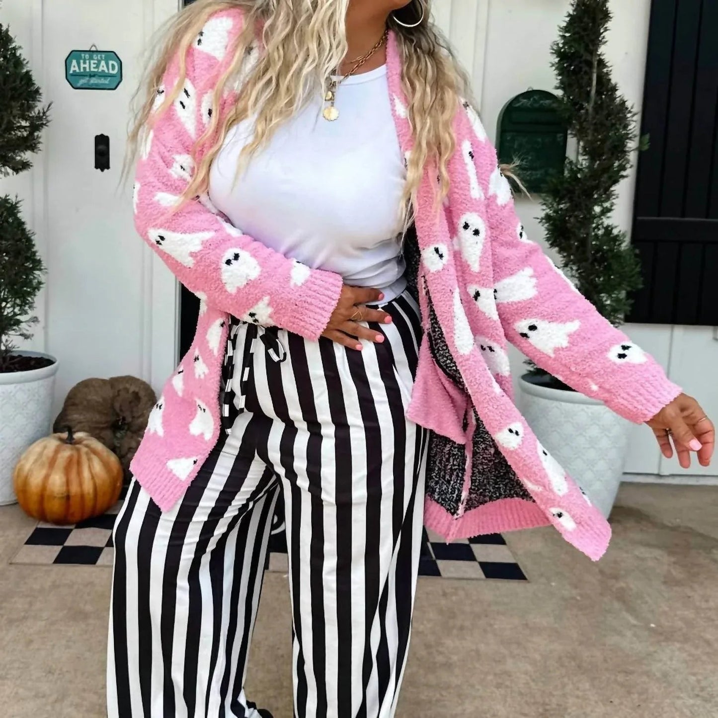 The Cozy Cloud Halloween Super Soft Fall Cardigan