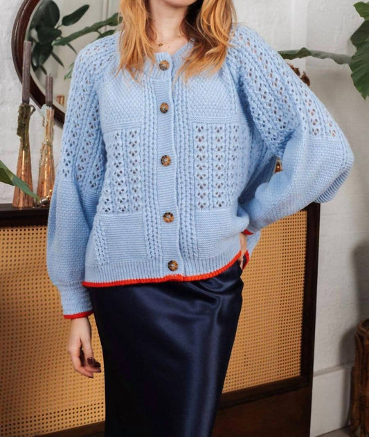 Brigit Pointelle Cardigan