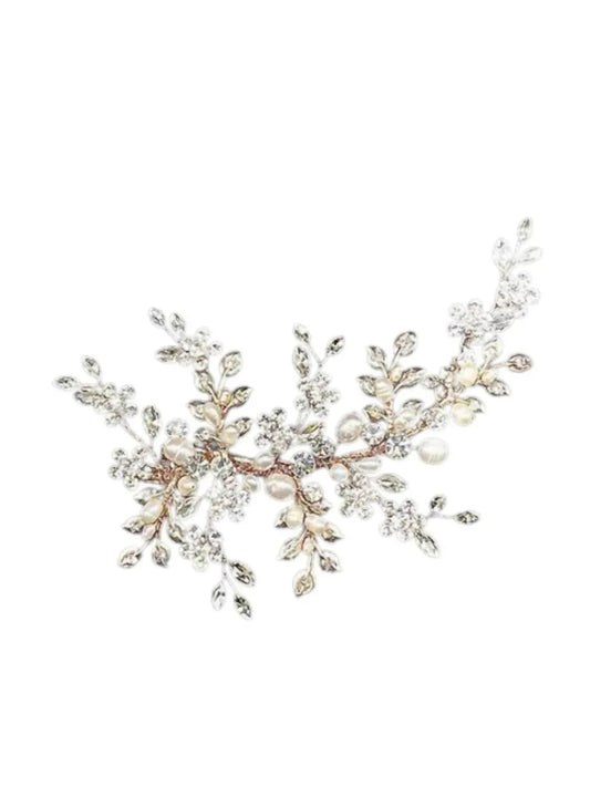 Women's Crystals And Freshwater Pearls Headpiece
