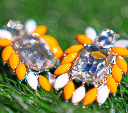 Women's Game Day Glam Cluster Earrings