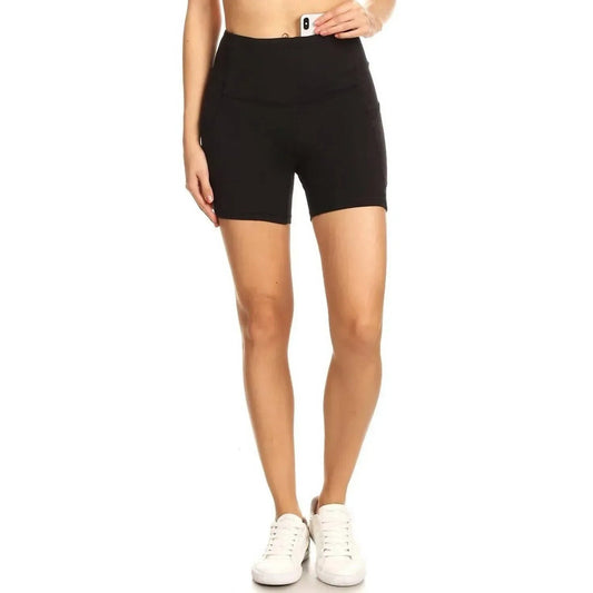 Active Biker Shorts With Pockets