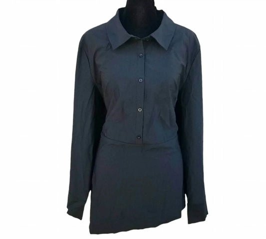 Women's Button Long-sleeve Blouse