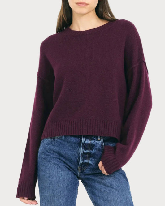 Annika Cashmere Crewneck Sweater