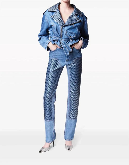 Crystal Straight Leg Jean