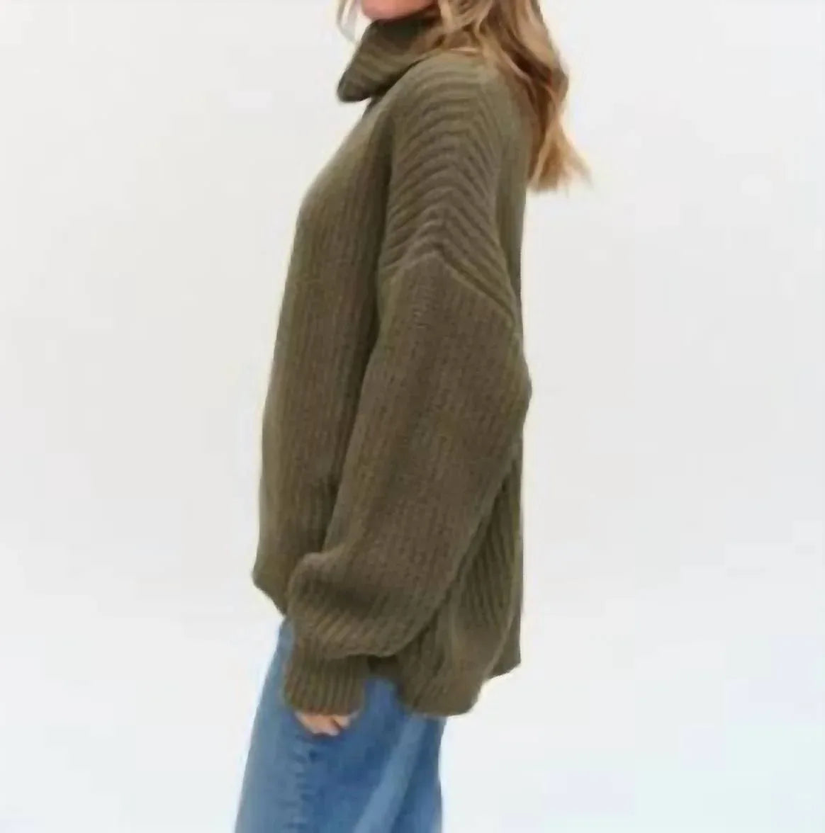 Delaney Oversized Turtleneck Sweater