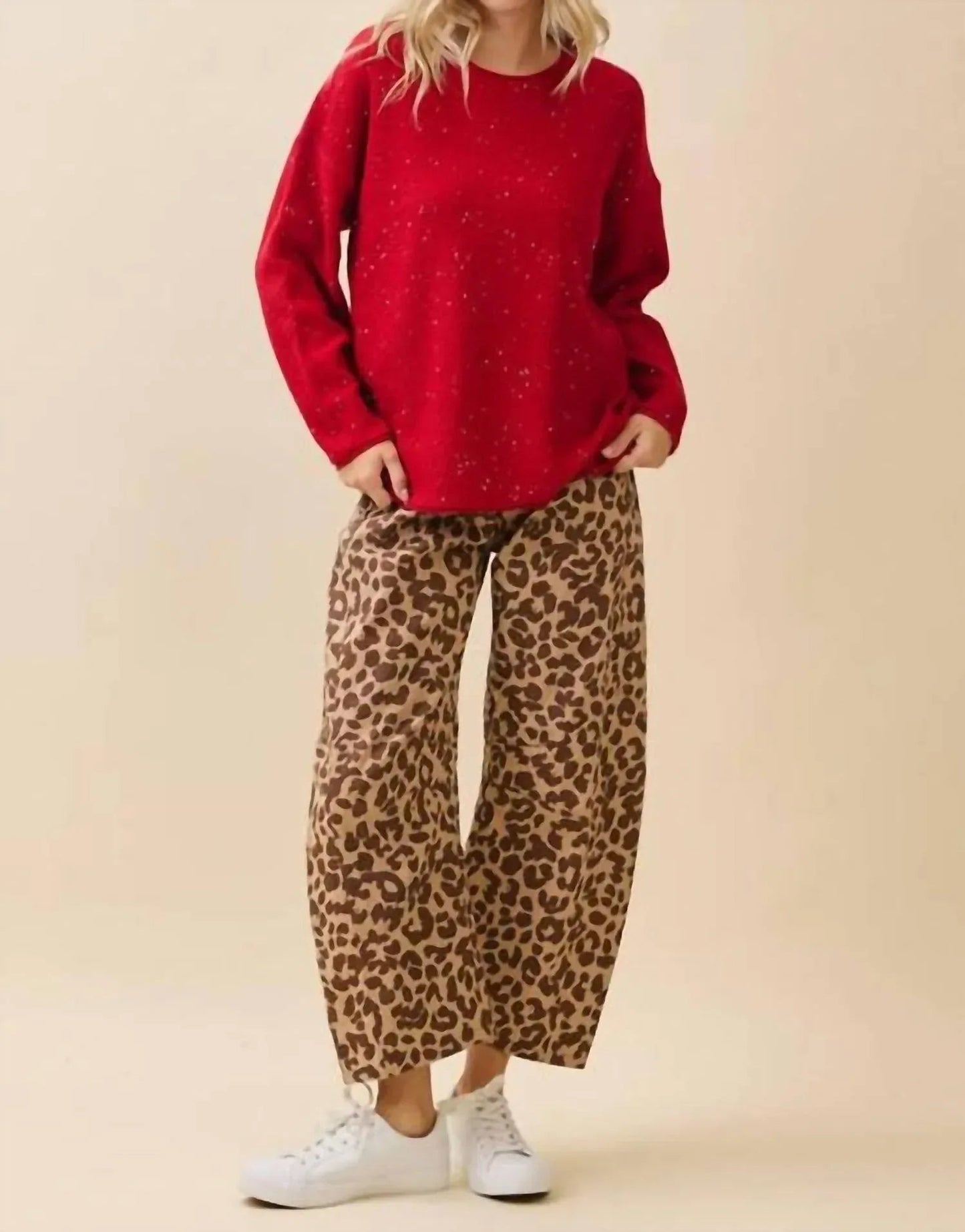 Ruby-Glanz-Pullover