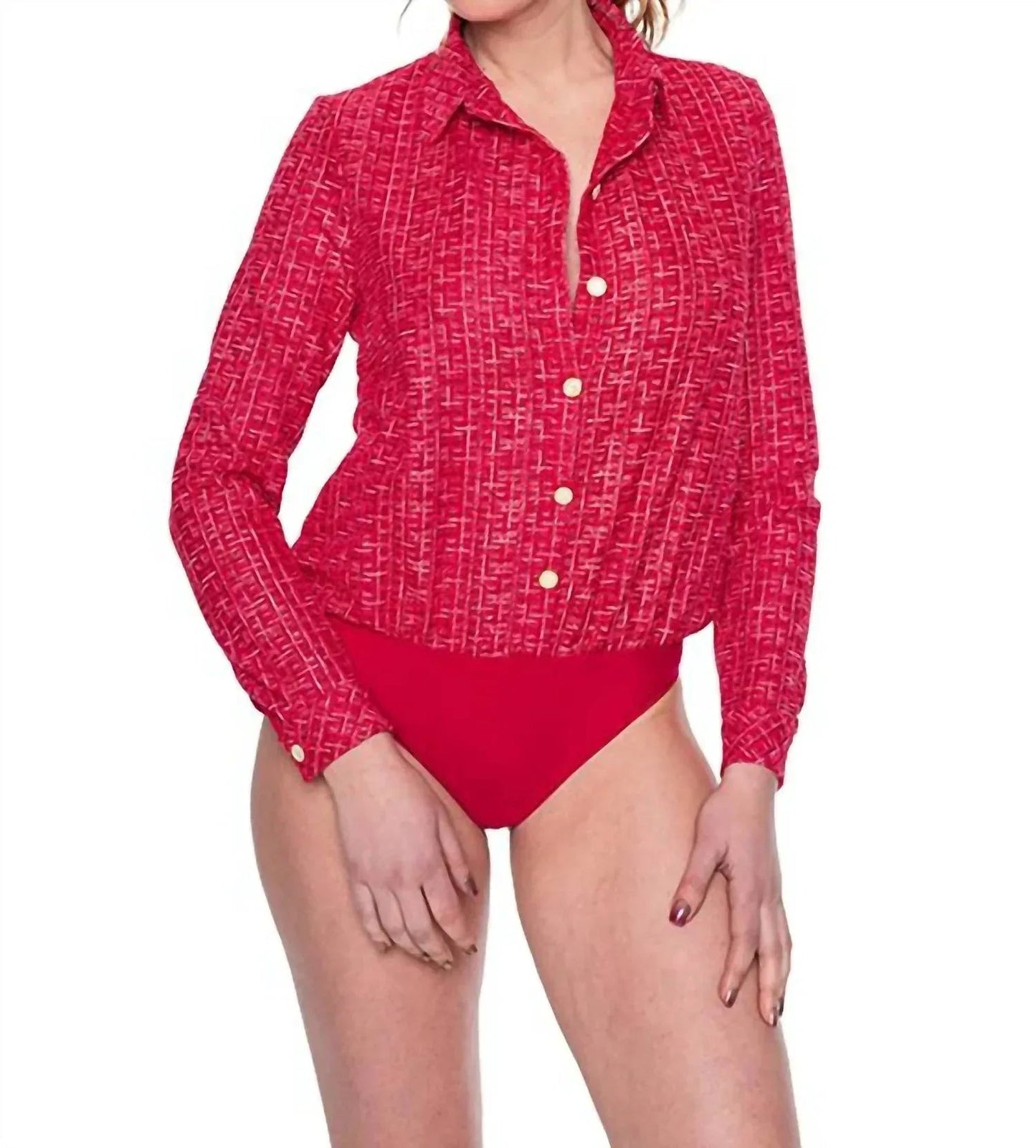 Tweegy Long Sleeve Blouse Bodysuit