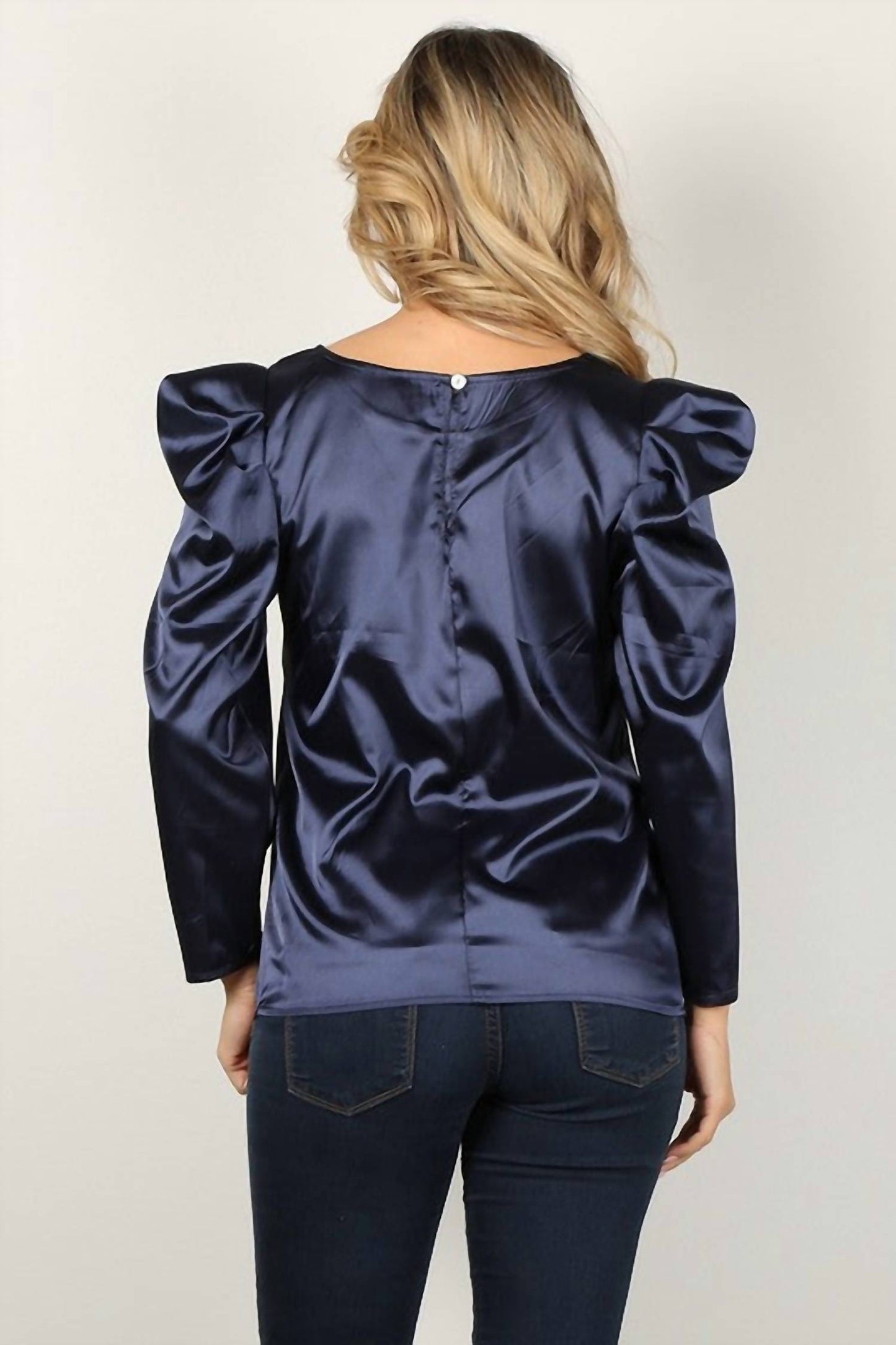 Amy Bluse mit Puffärmeln