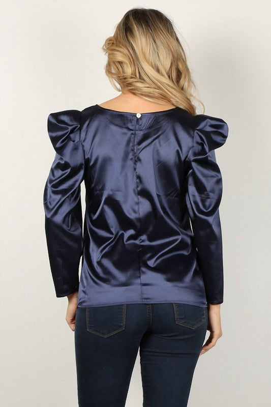 Amy Pouf Sleeve Top