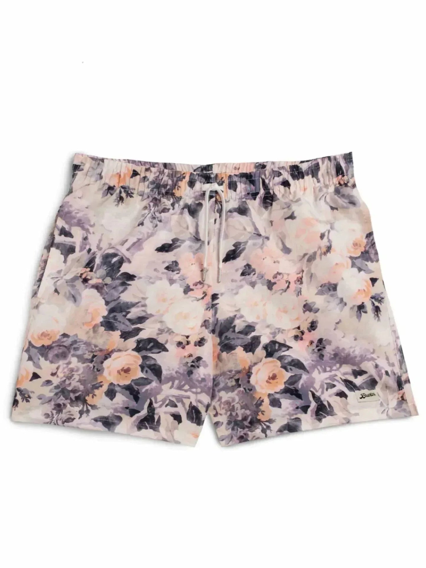 Men's Floral Lined Swim Trunks