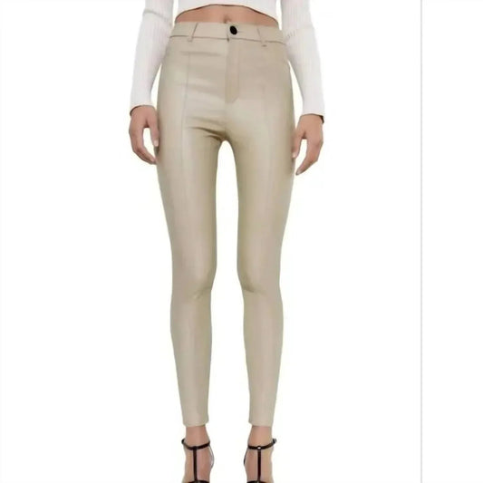 Coated Skinny Leggings