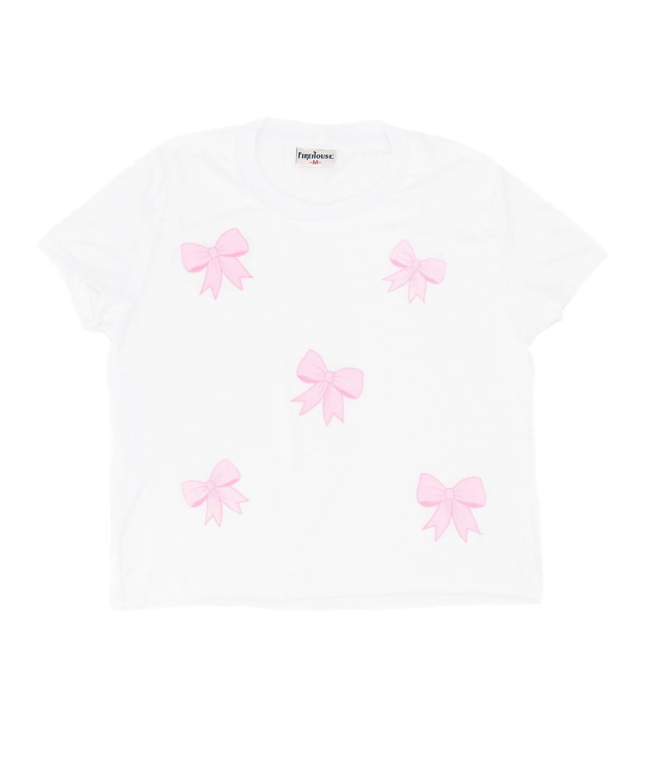 Mädchen-T-Shirt mit Mohnblumen-Schleifen-Muster