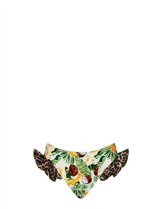 Women's Reversible Ruffled Bikini Bottom