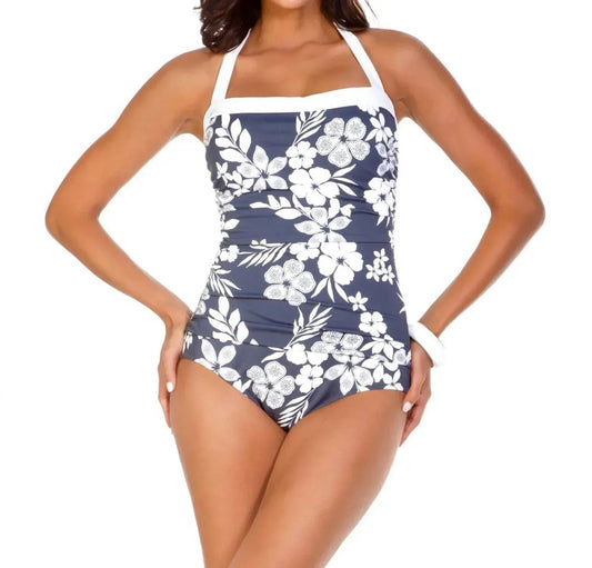 Bandeau Halter One Piece Swimsuit