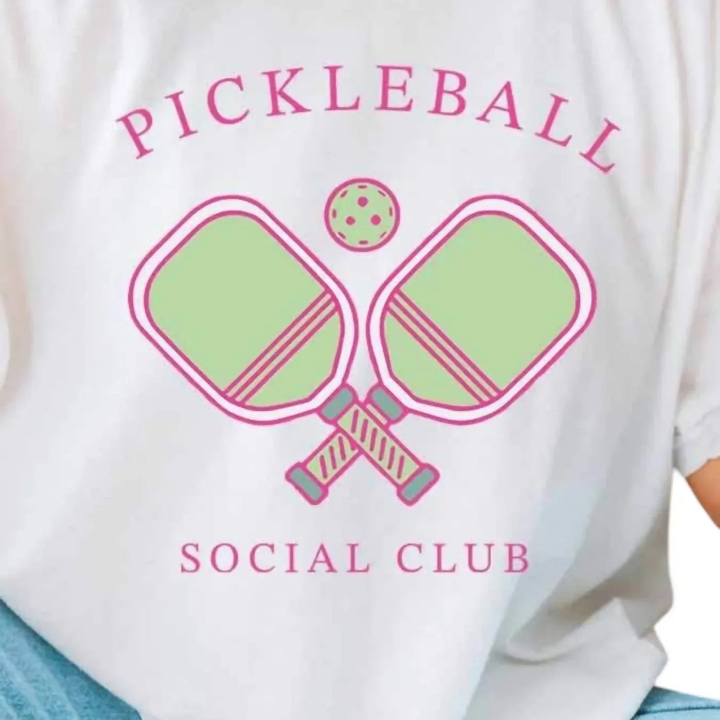 T-Shirt mit Pickleball-Grafik