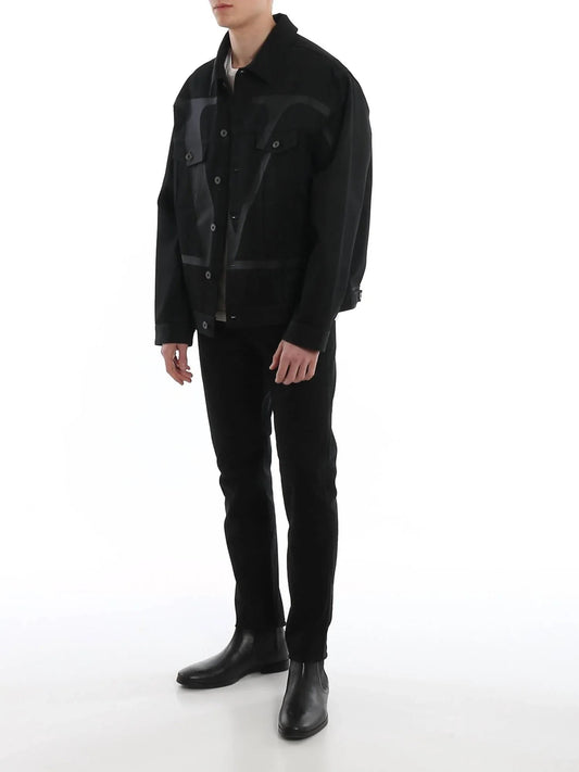 Unisex - Vlogo Jeansjacke