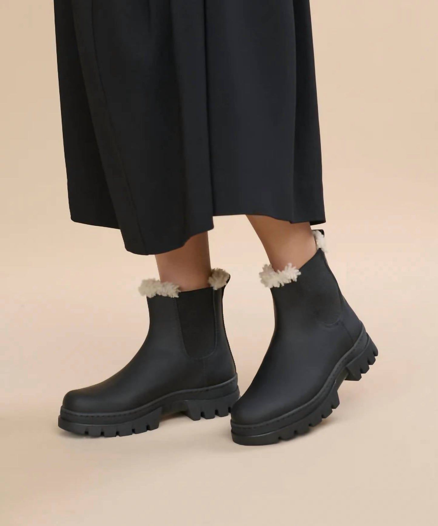 Damen Highland-Stiefel aus Leder
