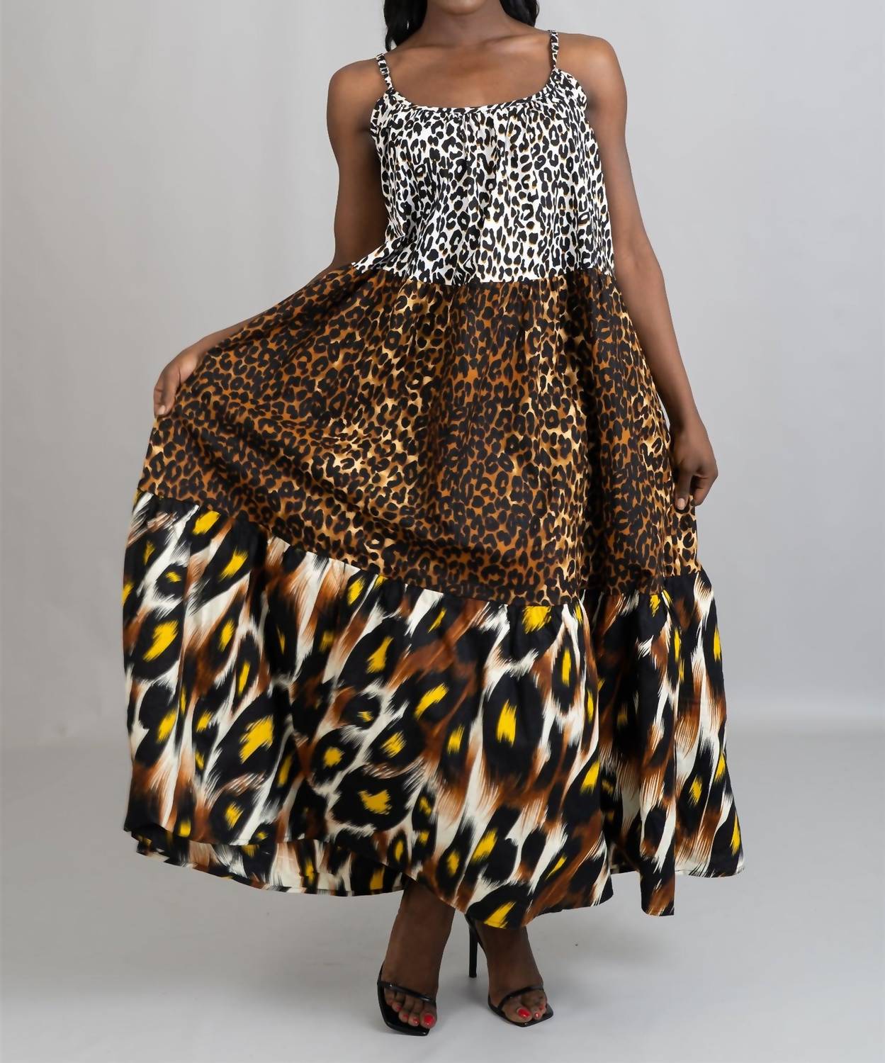 Animal Print Maxi Dress