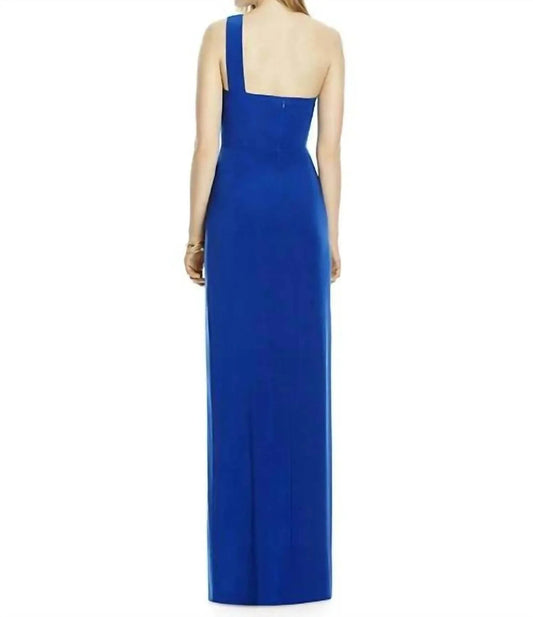 Draped One-shoulder Maracaine Jersey Dress