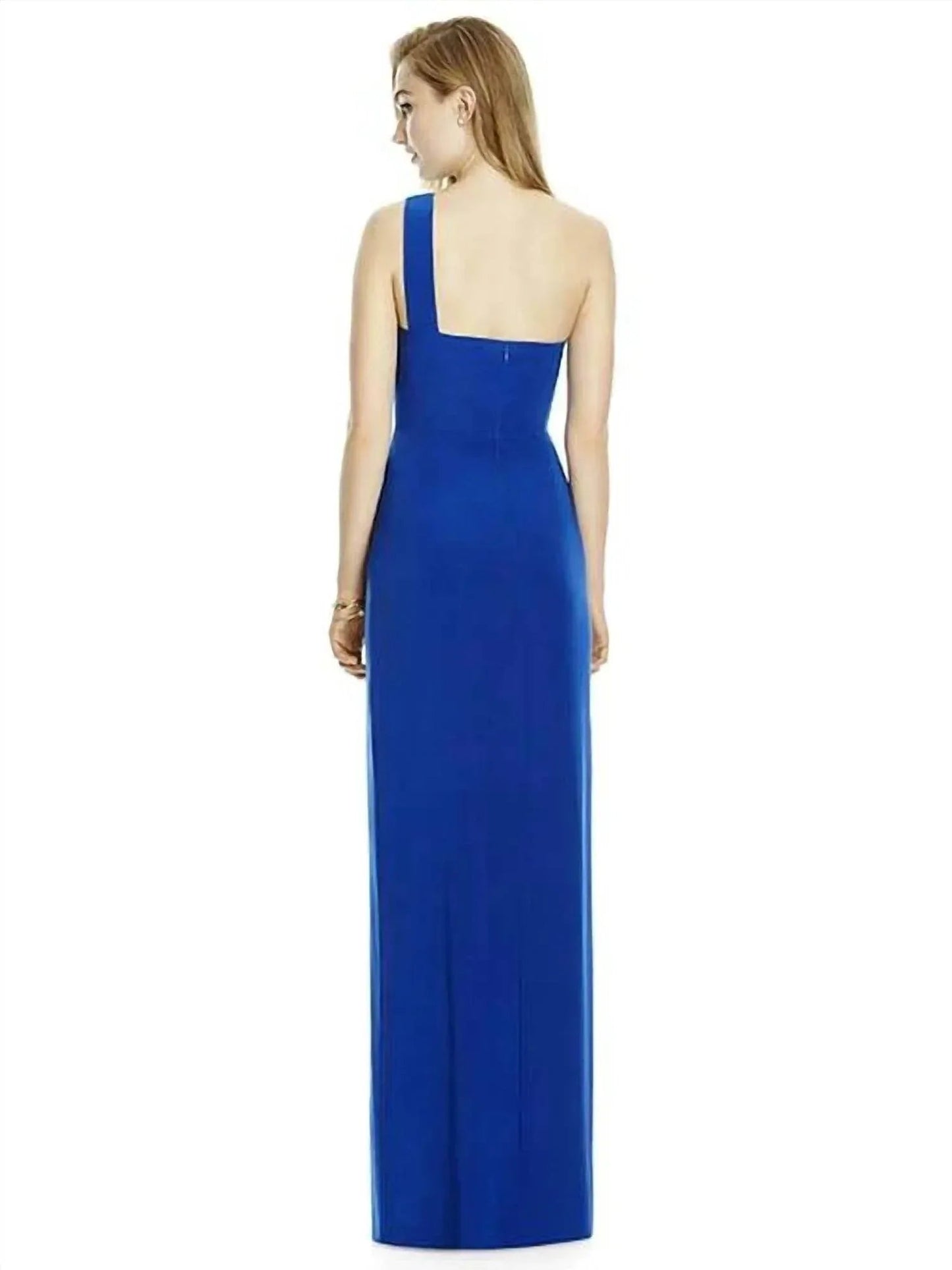 Draped One-shoulder Maracaine Jersey Dress