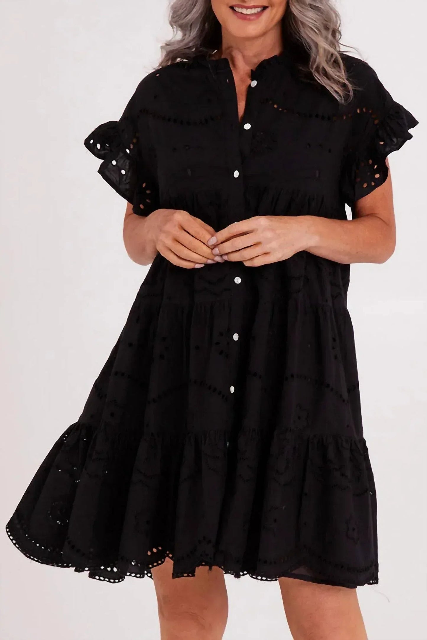 Rosen-Minikleid