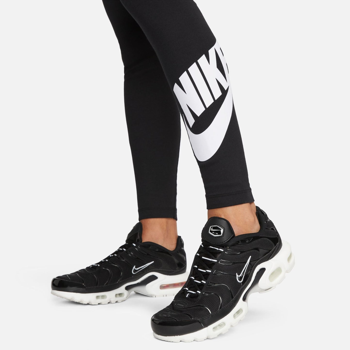 Nike Damen Leggings mit hoher Taille - Schwarz