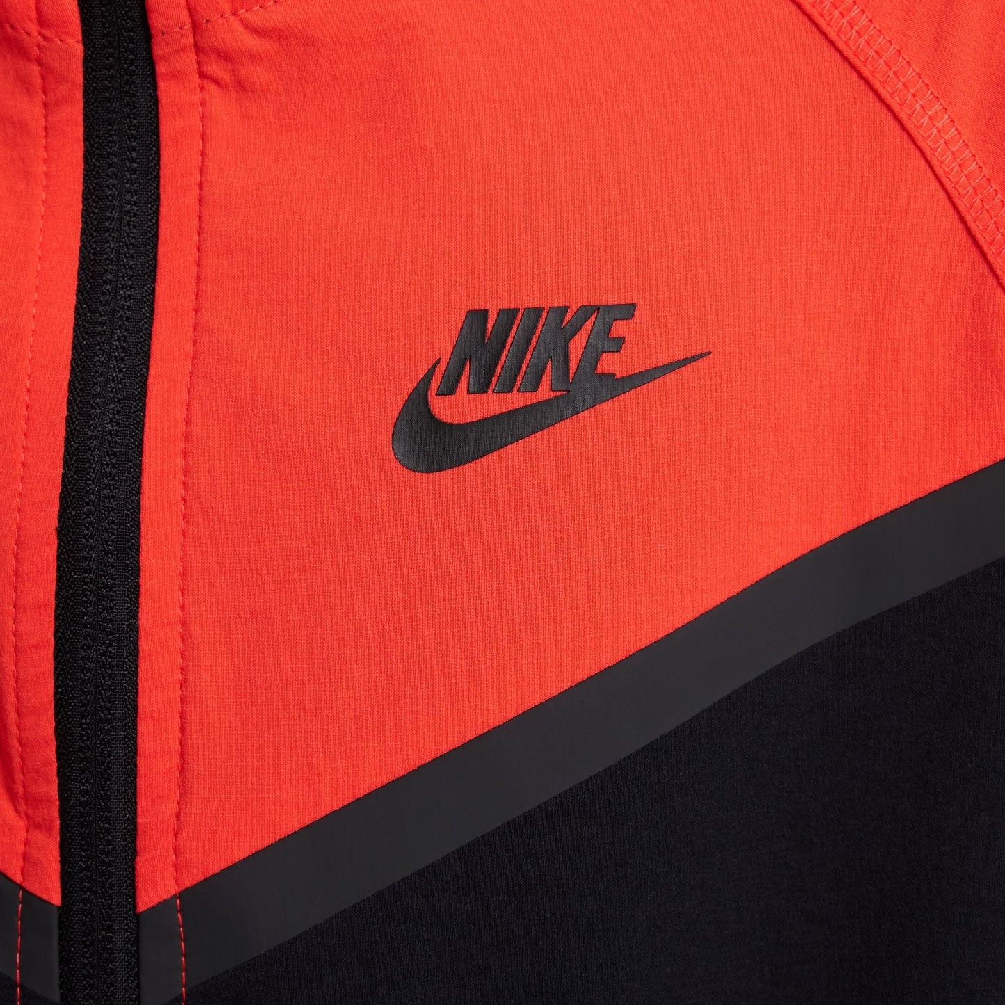Nike Jungen Tech Fleece Hoodie - Schwarz/Hellrot