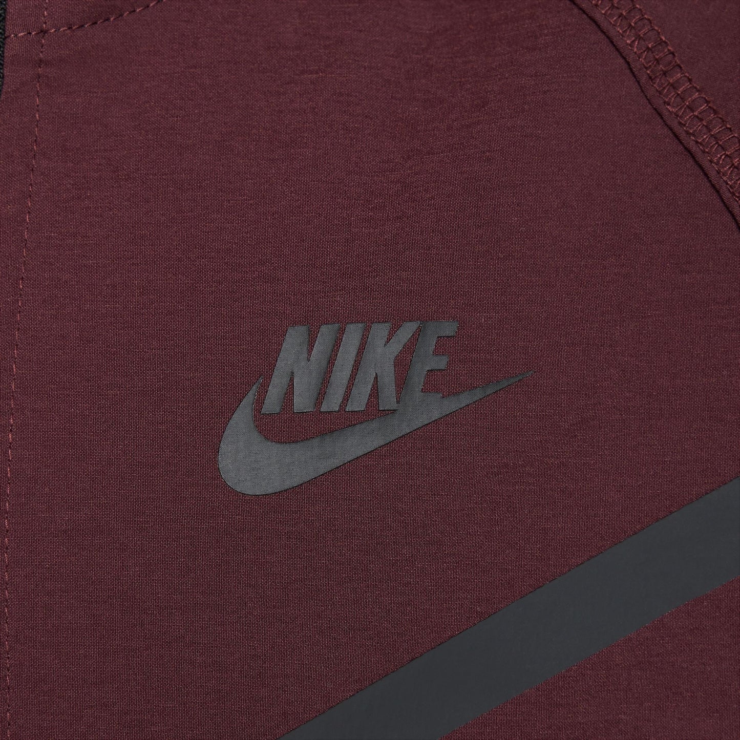 Nike Jungen Tech Fleece Hoodie - Burgundy Crush/Schwarz