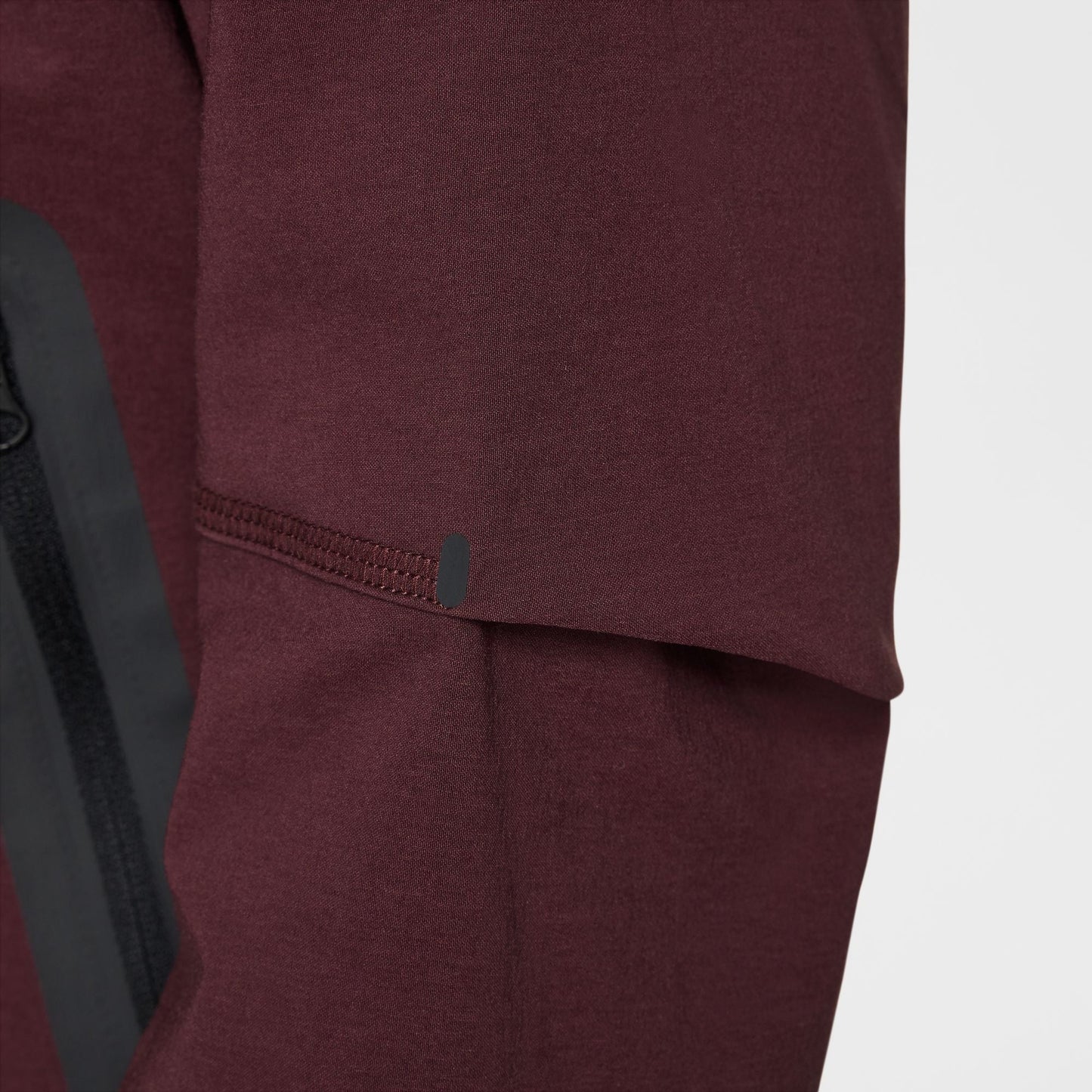 Nike Jungen Tech Fleece Hoodie - Burgundy Crush/Schwarz
