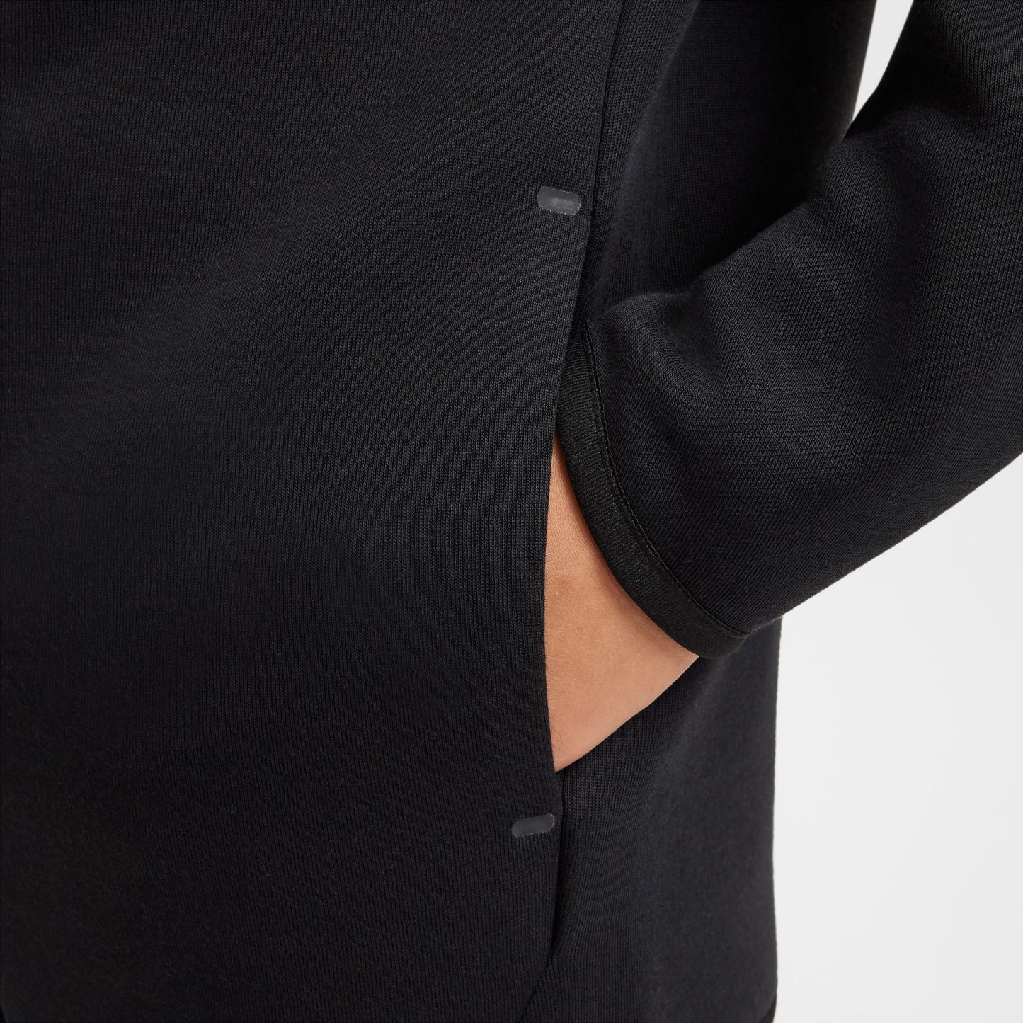 Nike Tech Fleece Hoodie für ältere Kinder - Schwarz